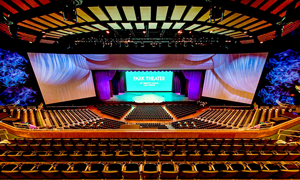 Park Theater Seating Chart Las Vegas