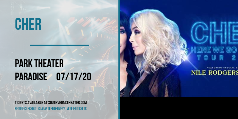 Cher at Park Theater tickets Cher at Park Theater