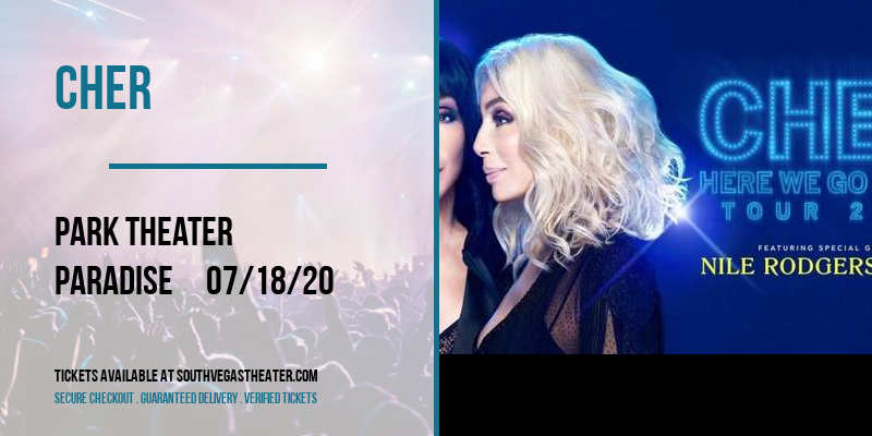 Cher at Park Theater tickets Cher at Park Theater