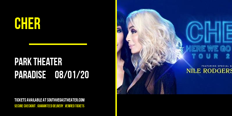 Cher at Park Theater tickets Cher at Park Theater