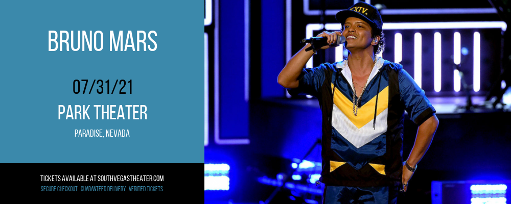 Bruno Mars at Park Theater tickets Bruno Mars at Park Theater