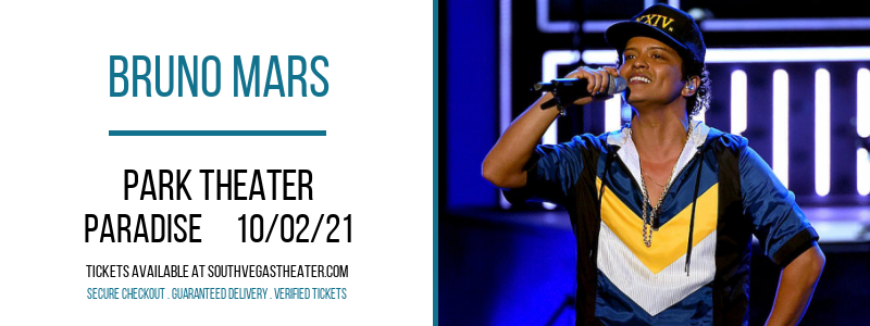 Bruno Mars at Park Theater tickets Bruno Mars at Park Theater