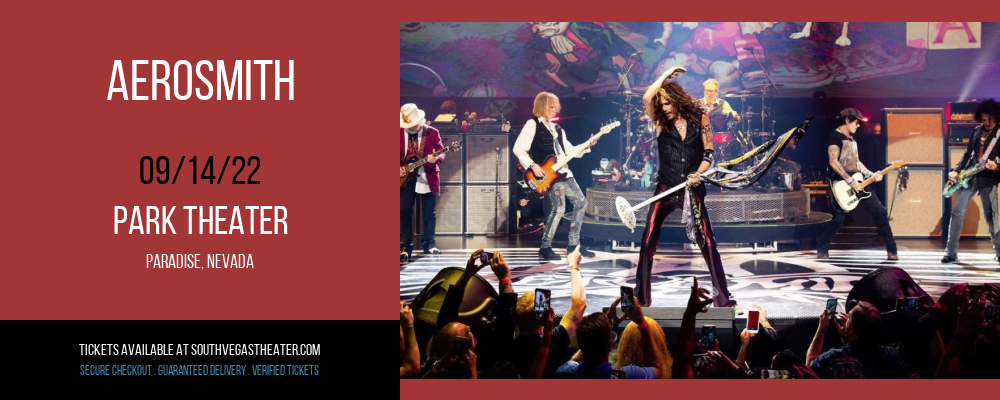 Aerosmith at Park Theater tickets Aerosmith at Park Theater