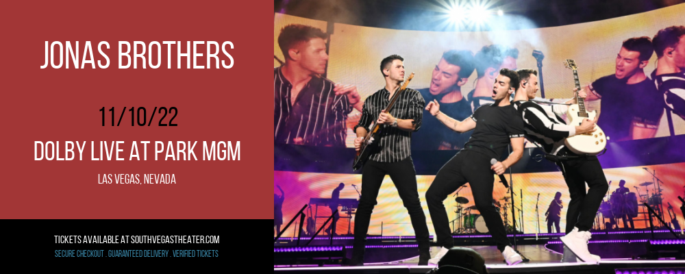 Jonas Brothers at Park Theater tickets Jonas Brothers at Park Theater