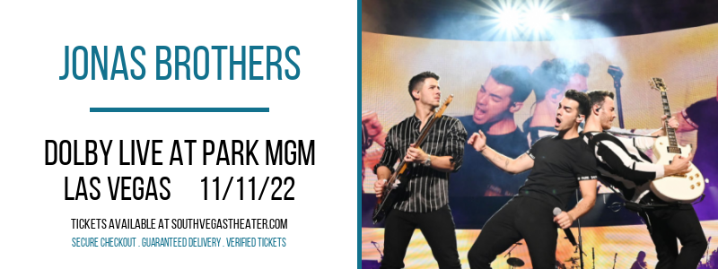 Jonas Brothers at Park Theater tickets Jonas Brothers at Park Theater