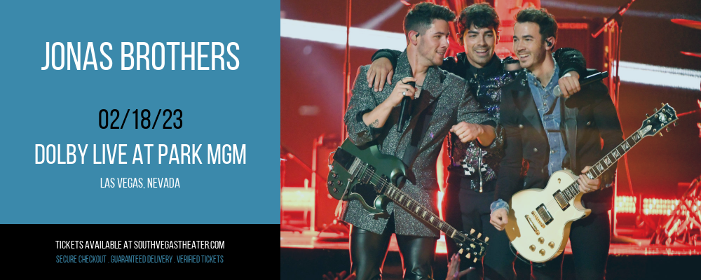Jonas Brothers at Park Theater tickets Jonas Brothers at Park Theater