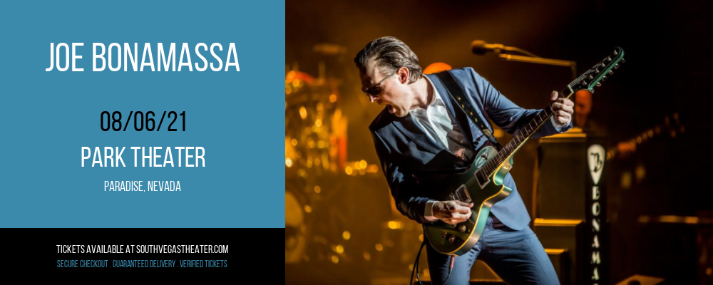 Joe Bonamassa at Park Theater tickets Joe Bonamassa at Park Theater