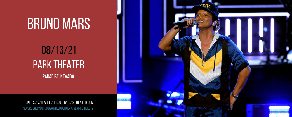 Bruno Mars at Park Theater tickets Bruno Mars at Park Theater
