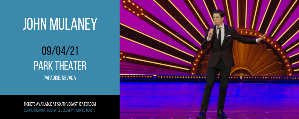 John Mulaney at Park Theater tickets John Mulaney at Park Theater