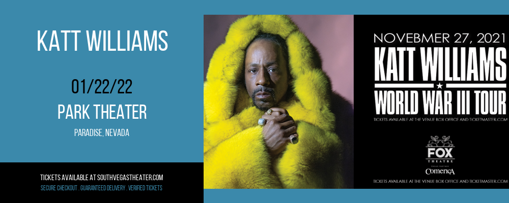 Katt Williams at Park Theater tickets Katt Williams at Park Theater