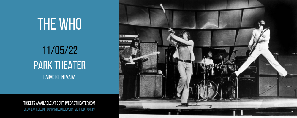 The Who at Park Theater tickets The Who at Park Theater
