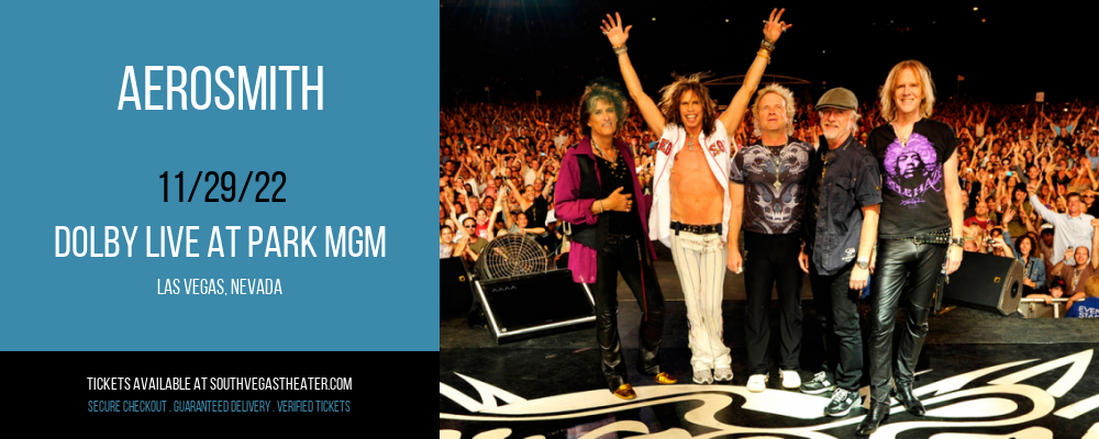 Aerosmith at Park Theater tickets Aerosmith at Park Theater