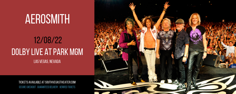 Aerosmith at Park Theater tickets Aerosmith at Park Theater
