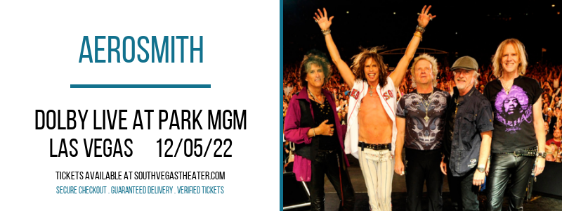 Aerosmith at Park Theater tickets Aerosmith at Park Theater