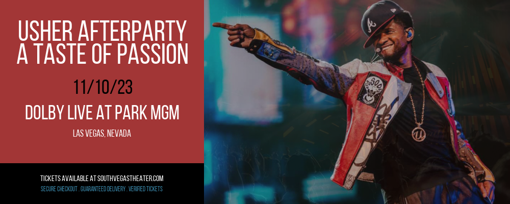 Usher Afterparty at Dolby Live at Park MGM