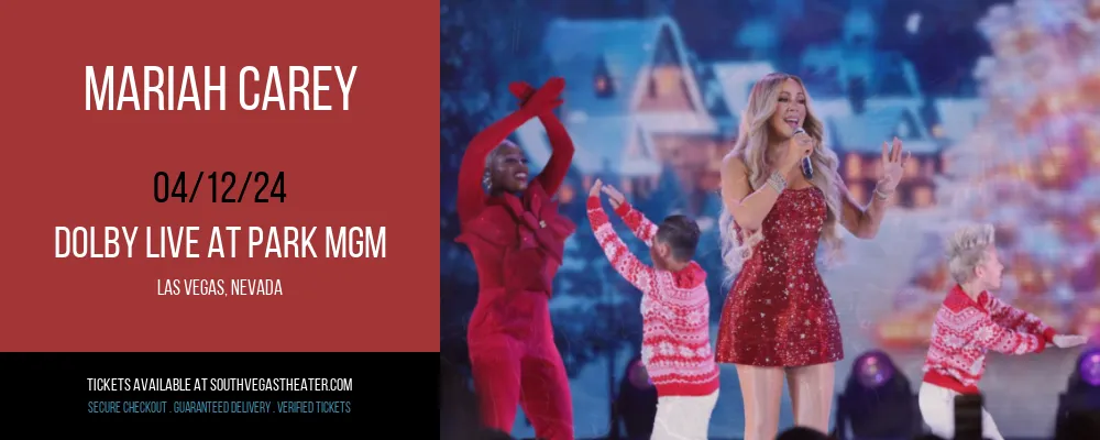 Mariah Carey at Dolby Live at Park MGM