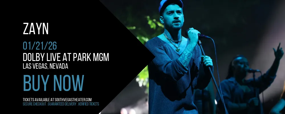 Zayn at Dolby Live at Park MGM