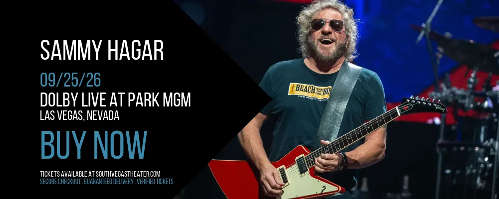 Sammy Hagar at Dolby Live at Park MGM